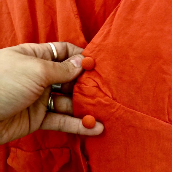 ASOS Burnt Orange Smock Dress - Picture 3 of 6